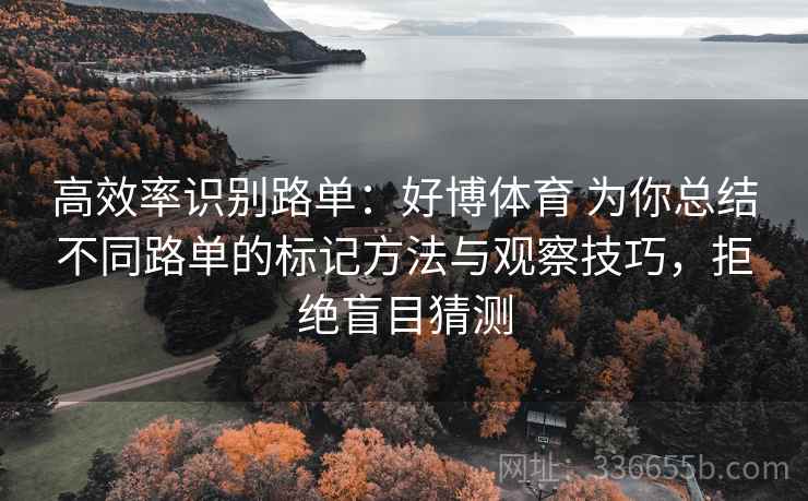 高效率识别路单：好博体育 为你总结不同路单的标记方法与观察技巧，拒绝盲目猜测
