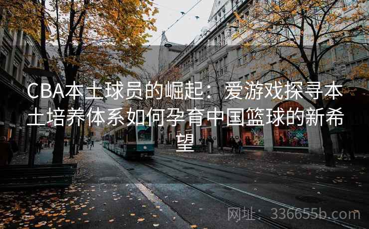 CBA本土球员的崛起：爱游戏探寻本土培养体系如何孕育中国篮球的新希望