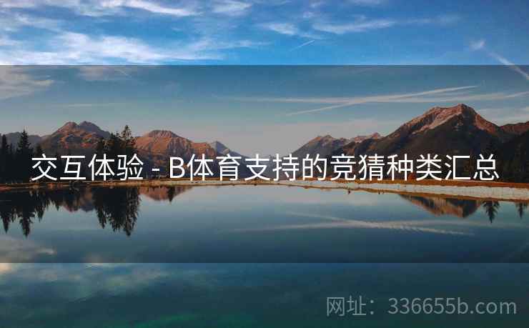交互体验 - B体育支持的竞猜种类汇总